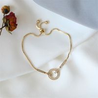 Glam Heart Shape Metal Plating Artificial Pearls Rhinestones Women's Bracelets main image 3