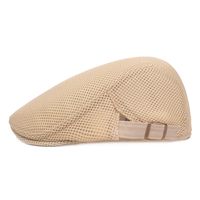 Unisex Simple Style Solid Color Flat Eaves Beret Hat main image 2