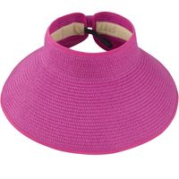 Women's Vacation Solid Color Big Eaves Straw Hat sku image 7
