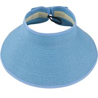 Women's Vacation Solid Color Big Eaves Straw Hat sku image 9