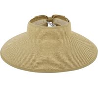 Women's Vacation Solid Color Big Eaves Straw Hat sku image 6