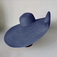 Women's Vacation Solid Color Big Eaves Straw Hat sku image 17