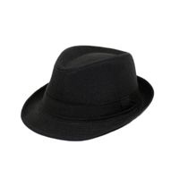 Children Unisex Adults Basic Retro Simple Style Solid Color Wide Eaves Fedora Hat main image 3