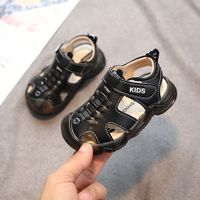 Kid's Fashion Color Block Round Toe Casual Sandals sku image 2