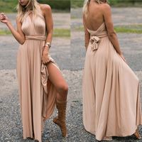 Women's A-line Skirt Fashion Collarless Patchwork Sleeveless Solid Color Maxi Long Dress Daily main image 6