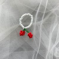 Dulce Cereza Con Cuentas Mujeres Pulsera sku image 1