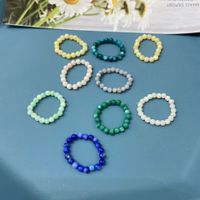 Ethnic Style Solid Color Shell Beaded Women's Rings main image 1