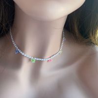 1 Stück Einfacher Stil Blume Perle Perlen Frau Halskette main image 3
