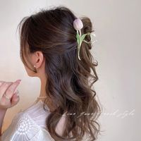 Fashion Flower Metal Handmade Hair Claws 1 Piece sku image 1
