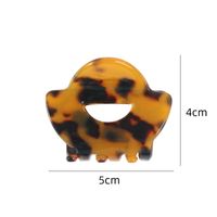Cute Marble Acetic Acid Sheets Handmade Hollow Out Hair Claws 1 Piece main image 3