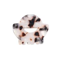Cute Marble Acetic Acid Sheets Handmade Hollow Out Hair Claws 1 Piece sku image 11