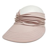Women's Fashion Solid Color Handmade Curved Eaves Sun Hat sku image 2
