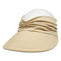 Women's Fashion Solid Color Handmade Curved Eaves Sun Hat sku image 4