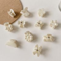 Cartoon Style Sweet Flower Butterfly Arylic Imitation Pearl Hair Claws 1 Piece main image 4