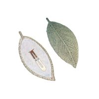 Sweet Leaves Alloy Cloth Hair Clip 1 Piece main image 2