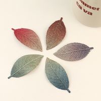 Sweet Leaves Alloy Cloth Hair Clip 1 Piece main image 3
