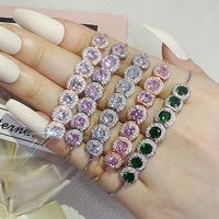 1 Piece Fashion Round Artificial Crystal Inlay Artificial Diamond Women's Bracelets main image 5