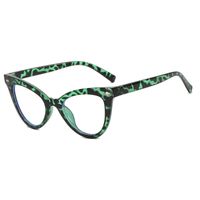 Casual Solid Color Ac Cat Eye Rivet Full Frame Optical Glasses main image 5