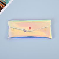 Women's Colorful Pvc Flip Cover Coin Purses sku image 3