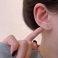 1 مجموعة موضة فراشة مادة صمغية الورنيش الموقد امرأة ترصيع الأذن main image 5