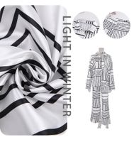 Women's Fashion Stripe Spandex Polyester Printing Pants Sets sku image 13