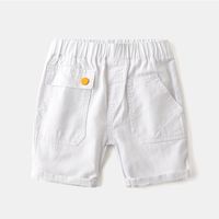 Moda Color Sólido 100% Algodón Pantalones Para Niños sku image 2