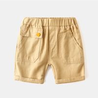 Moda Color Sólido 100% Algodón Pantalones Para Niños sku image 12