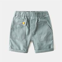 Moda Color Sólido 100% Algodón Pantalones Para Niños sku image 7