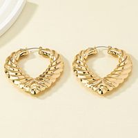 1 Pair Fashion Geometric Alloy Plating Gold Plated Women's Earrings sku image 1