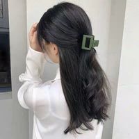 Simple Style Square Solid Color Pc Hair Claws 1 Piece main image 4