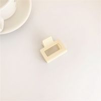 Simple Style Square Solid Color Pc Hair Claws 1 Piece sku image 1