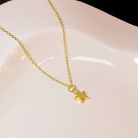 Casual Star Moon Heart Shape Alloy Plating Women's Pendant Necklace sku image 2