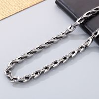 1 Piece Simple Style Geometric Stainless Steel Men's Necklace main image 6