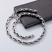 1 Piece Simple Style Geometric Stainless Steel Men's Necklace main image 5