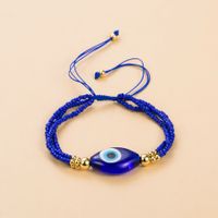 Estilo Clásico Ojo Del Diablo Cobre Chapado En Oro De 14 Quilates. Pulsera Al Mayoreo sku image 5