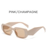 Retro Gradient Color Leopard Pc Square Full Frame Women's Sunglasses sku image 4