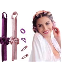 Simple Style Solid Color Cloth Curling Iron 1 Set main image 1