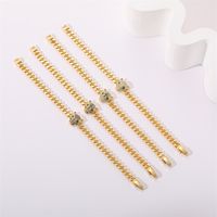 Simple Style Leopard Copper Plating Bracelets 1 Piece main image 1