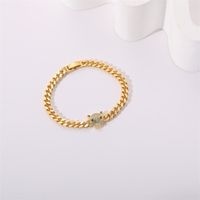 Simple Style Leopard Copper Plating Bracelets 1 Piece sku image 1