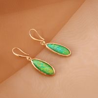 Fashion Water Droplets Gem Drop Earrings main image 4