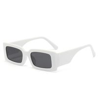 Simple Style Solid Color Ac Square Full Frame Men's Sunglasses sku image 2