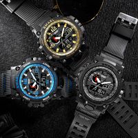 Deportes Número Hebilla Electrónico Cuarzo Relojes Hombre main image 1