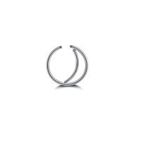 Simple Style Solid Color Stainless Steel Plating Nose Ring 1 Piece sku image 1