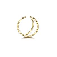 Simple Style Solid Color Stainless Steel Plating Nose Ring 1 Piece sku image 5