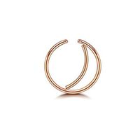 Simple Style Solid Color Stainless Steel Plating Nose Ring 1 Piece sku image 9