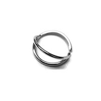 Simple Style Solid Color Stainless Steel Plating Nose Ring 1 Piece sku image 3