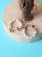 Mode Einfarbig Perle Perlen Ohrringe 1 Paar main image 6