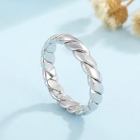 Fashion Twist Stainless Steel Polishing Rings 1 Piece main image 4