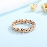 Fashion Twist Stainless Steel Polishing Rings 1 Piece main image 9