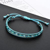 1 Piece Vacation Color Block Artificial Crystal Alloy Rope Unisex Bracelets main image 2